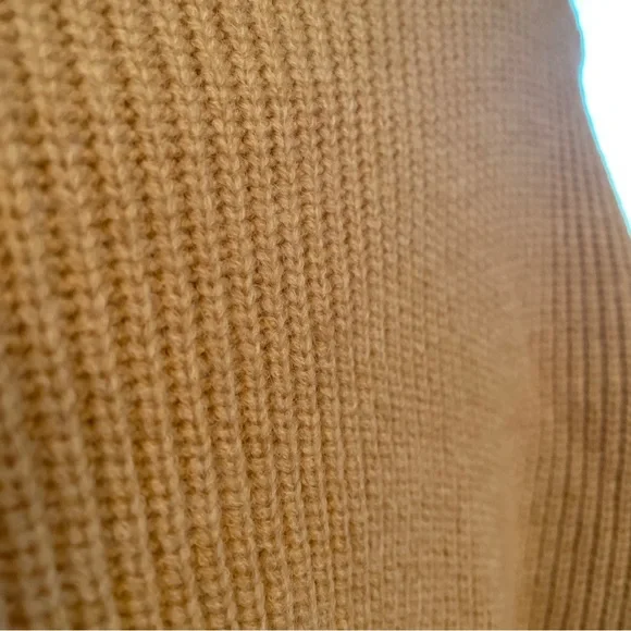 Oak + Fort knit sweater size small oatmeal tan euc - Picture 8 of 8